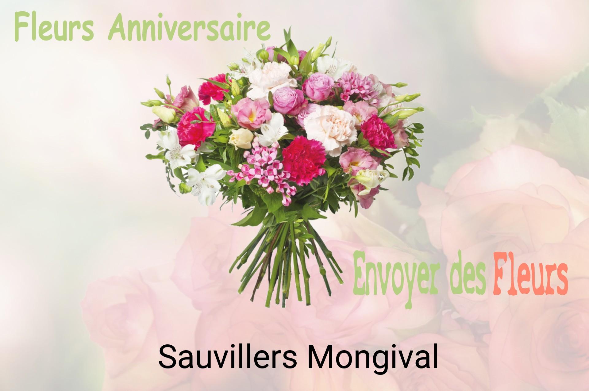 Bouquet de fleurs d’anniversaire livré à Sauvillers-Mongival